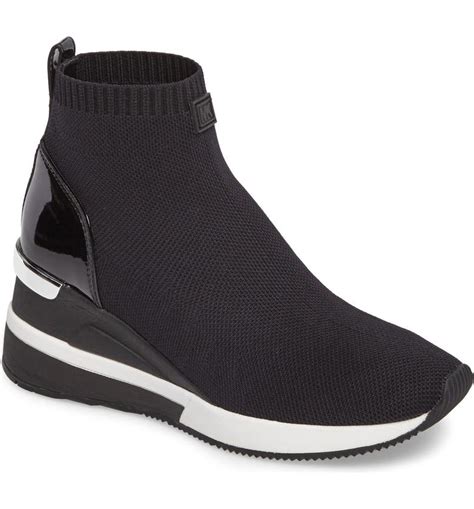 skyler knit bootie michael michael kors|michael kors sock sneaker.